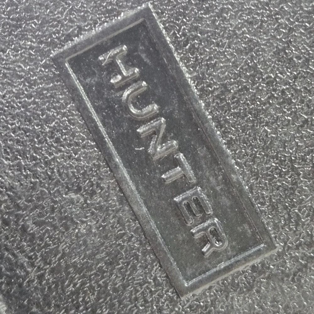 Hunter Refined Quilted Gloss Rain Boots, Adjustable Mid-Calf Black US 8, EU 39